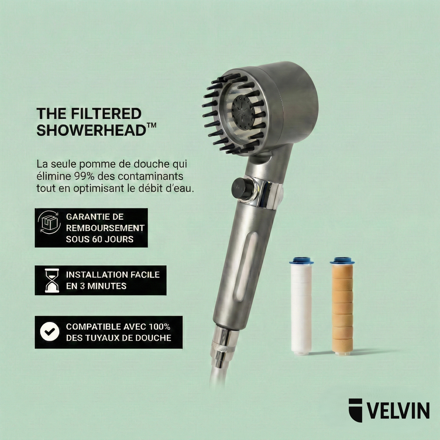 Showerhead filter